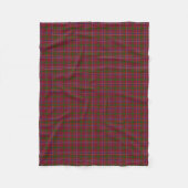 Scottish Clan MacRae Red Classic Tartan Fleece Deken (Voorkant)
