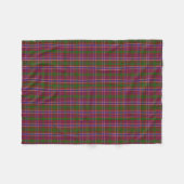 Scottish Clan MacRae Tartan Pset Fleece Deken (Voorkant (Horizontaal))
