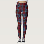 Scottish Clan MacTavish Tartan Leggings (Voorkant)