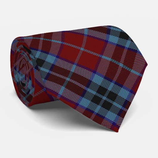 Scottish Clan MacTavish Tartan Stropdas (Opgerold)