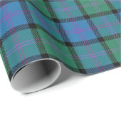 Scottish Clan MacThomas Blue en Green Tartan Cadeaupapier (Rol Hoek)
