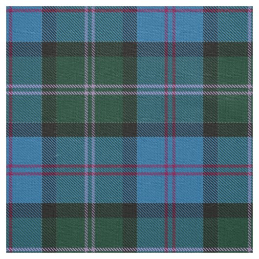 Scottish Clan MacThomas Tartan Pset Stof (Swatch)