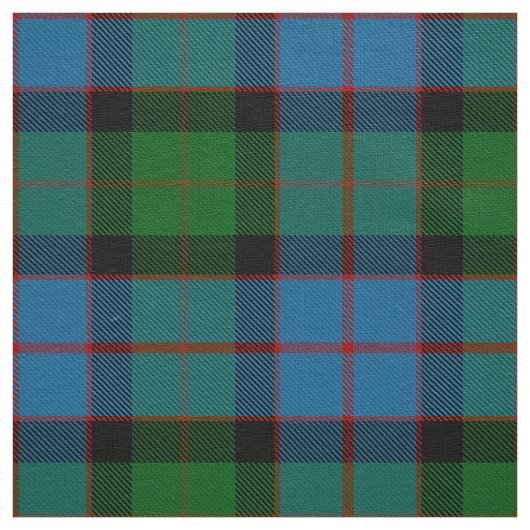 Scottish Clan MacWilliam Tartan Pset Stof (Swatch)