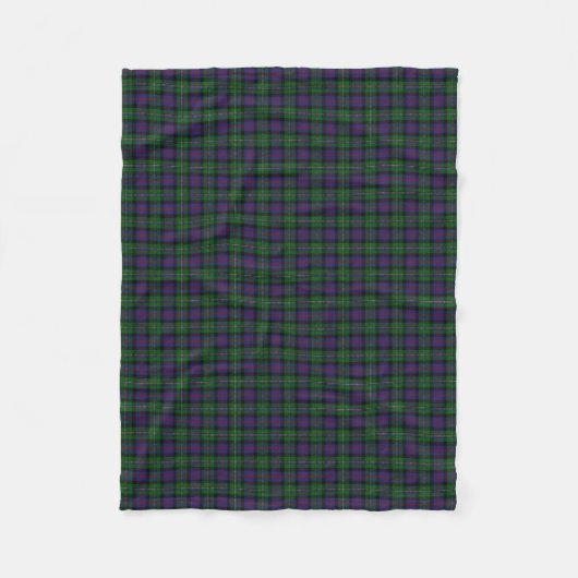 Scottish Clan Malcolm Classic Tartan Fleece Deken (Voorkant)