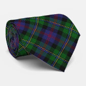 Scottish Clan Malcolm Letter M Monogram Tartan Stropdas (Opgerold)