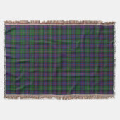 Scottish Clan Malcolm Tartan Deken (Voorkant)
