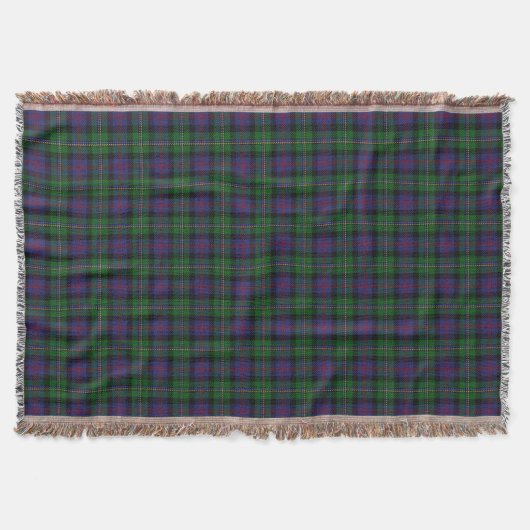 Scottish Clan Malcolm Tartan Deken (Voorkant)