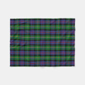 Scottish Clan Malcolm Tartan Pset Fleece Deken (Voorkant (Horizontaal))