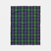 Scottish Clan Malcolm Tartan Pset Fleece Deken (Voorkant)