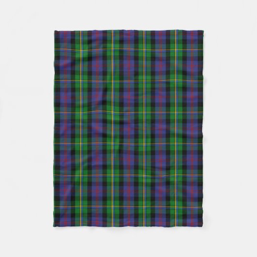 Scottish Clan Malcolm Tartan Pset Fleece Deken (Voorkant)
