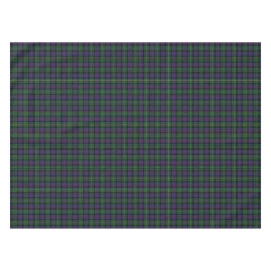 Scottish Clan Malcolm Tartan Tafelkleed (Voorkant (Horizontaal))