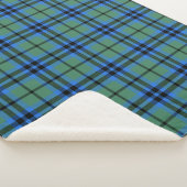 Scottish Clan Marshall Tartan Pset Sherpa Deken (3/4)