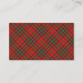 Scottish Clan Matheson Tartan Pset Visitekaartje (Achterkant)