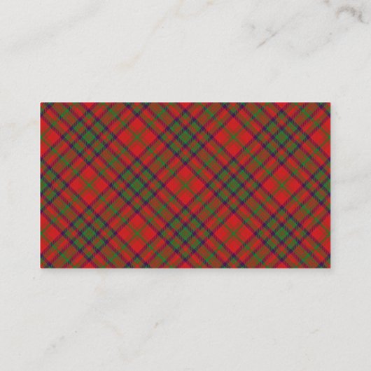 Scottish Clan Matheson Tartan Pset Visitekaartje (Achterkant)
