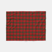 Scottish Clan Maxwell Classic Tartan Fleece Deken (Voorkant (Horizontaal))