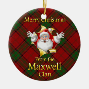 Scottish Clan Maxwell kerstornament Keramisch Ornament