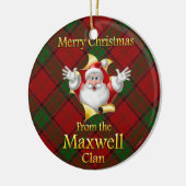 Scottish Clan Maxwell kerstornament Keramisch Ornament (Links)
