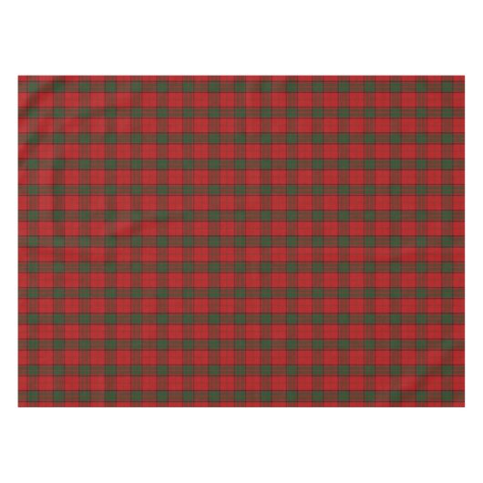 Scottish Clan Maxwell Red Green Tartan Tafelkleed (Voorkant (Horizontaal))