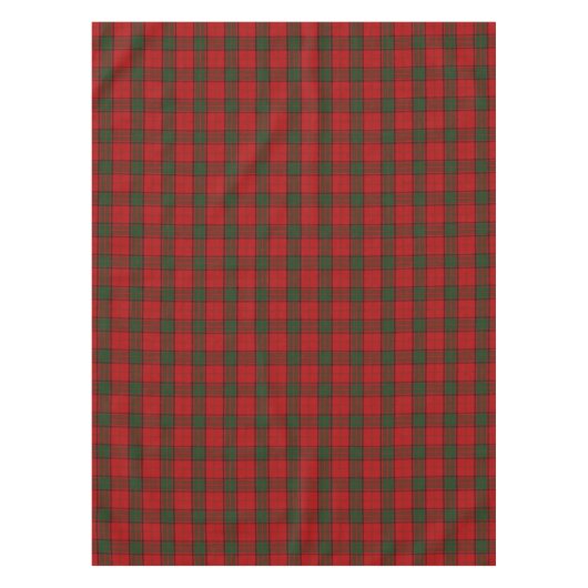 Scottish Clan Maxwell Red Green Tartan Tafelkleed (Voorkant)
