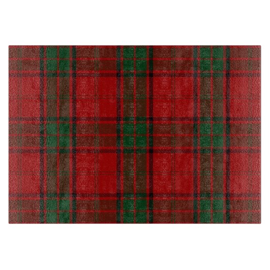 Scottish Clan Maxwell Tartan Snijplank (Voorkant)