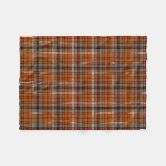 Scottish Clan McCall Tartan Pset Fleece Deken (Voorkant (Horizontaal))