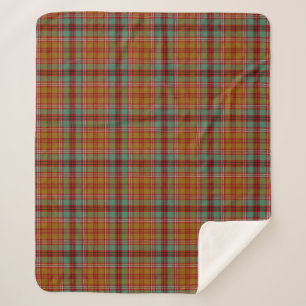 Scottish Clan McCall Tartan Pset Sherpa Deken