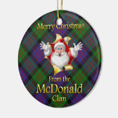 Scottish Clan McDonald Kerstornament Keramisch Ornament (Links)
