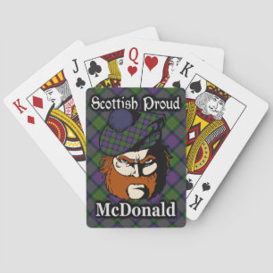 Scottish Clan McDonald Tartan Pokerkaarten
