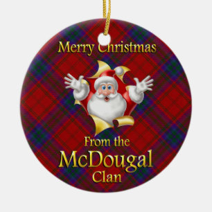 Scottish Clan McDougal kerstversiering Keramisch Ornament