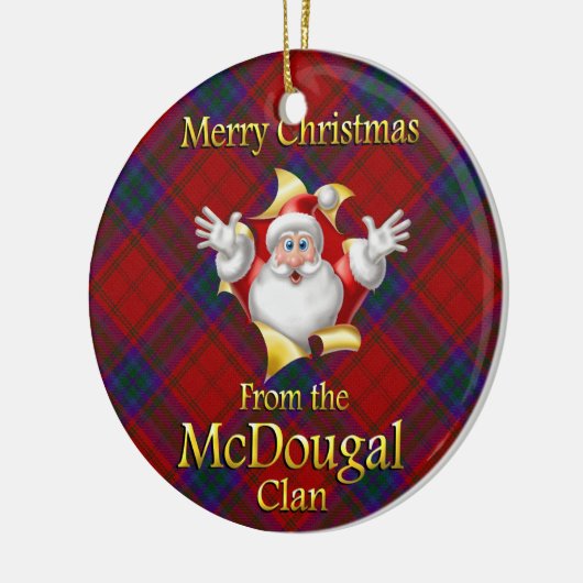 Scottish Clan McDougal kerstversiering Keramisch Ornament (Links)