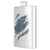 Scottish Clan McDowell MacDowall Tartan Flacon (Links)