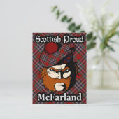 Scottish Clan McFarland Tartan Briefkaart (Staand voorkant)