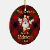 Scottish Clan McIntosh Kerstornament Keramisch Ornament (Rechts)