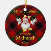 Scottish Clan McIntosh Kerstornament Keramisch Ornament (Voorkant)