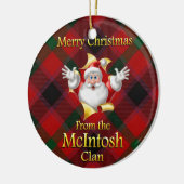 Scottish Clan McIntosh Kerstornament Keramisch Ornament (Links)