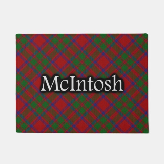 Scottish Clan McIntosh Tartan Deurmat (Voorkant)