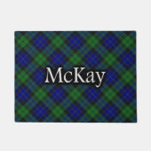Scottish Clan McKay MacKay Tartan Deurmat (Voorkant)