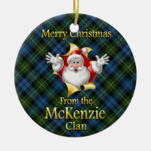 Scottish Clan McKenzie kerstornament Keramisch Ornament