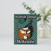 Scottish Clan McKenzie Tartan Briefkaart (Staand voorkant)