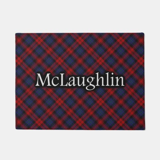 Scottish Clan McLaughlin MacLachlan Tartan Deurmat (Voorkant)