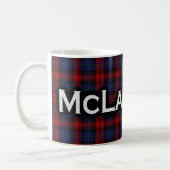 Scottish Clan McLaughlin MacLachlan Tartan Koffiemok (Links)