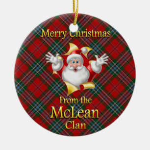 Scottish Clan McLean Kerstornament Keramisch Ornament