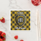 Scottish Clan McLeod Tartan Napkin Servet (Insitu)