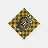 Scottish Clan McLeod Tartan Napkin Servet (Hoek)
