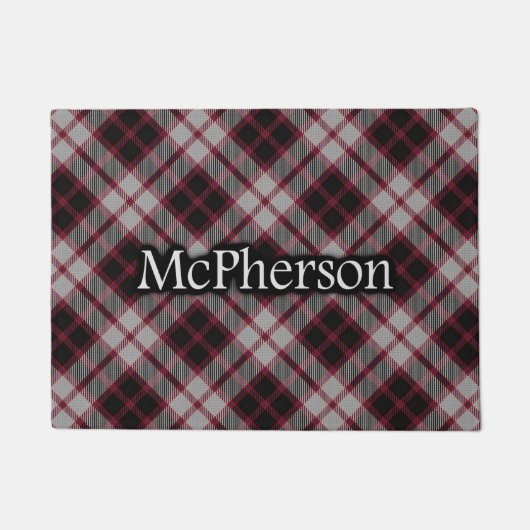 Scottish Clan McPherson MacPherson Tartan Deurmat (Voorkant)