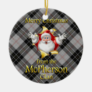 Scottish Clan McPherson met kerstversiering Keramisch Ornament
