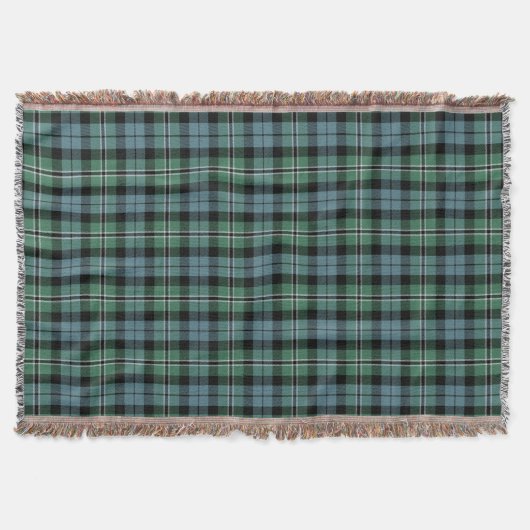 Scottish Clan Melville Tartan Pset Deken (Voorkant)