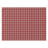 Scottish Clan Menzies Red en White Tartan Tafelkleed (Voorkant (Horizontaal))