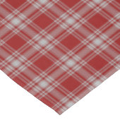 Scottish Clan Menzies Red en White Tartan Tafelkleed (Gekanteld)