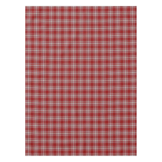 Scottish Clan Menzies Red en White Tartan Tafelkleed (Voorkant)